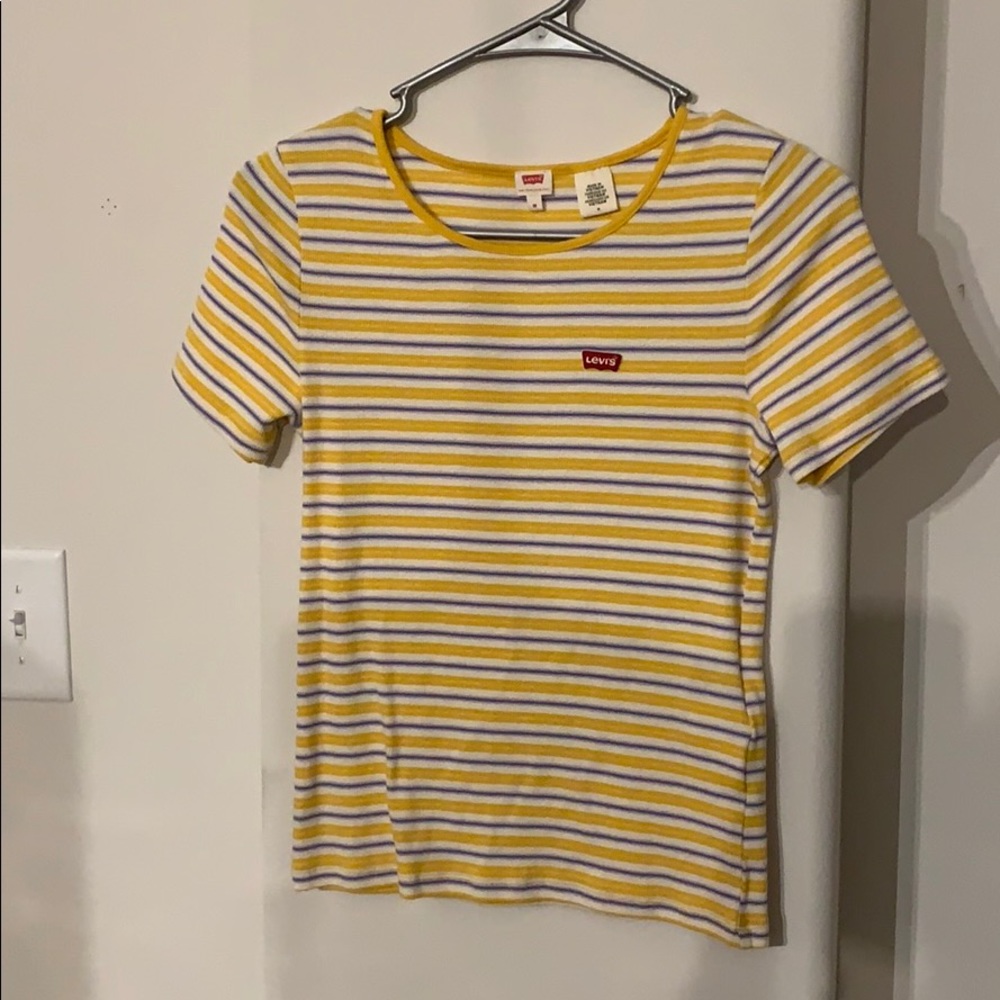 Levi’s fitted striped shirt